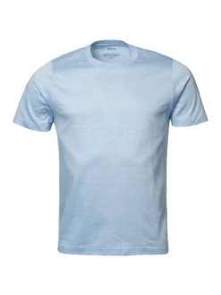 Eton Cotton-Linen T-Shirt For Men