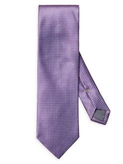 Eton Neat Print Silk Tie For Men