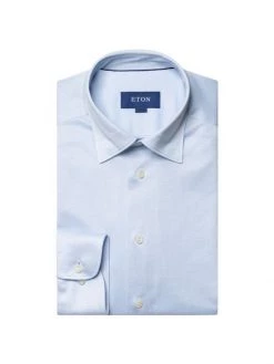 Eton Contemporary-Fit Piqué Dress Shirt For Men