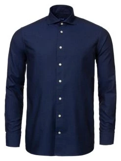 Eton Contemporary-Fit Cotton & Silk Soft Casual Shirt For Men