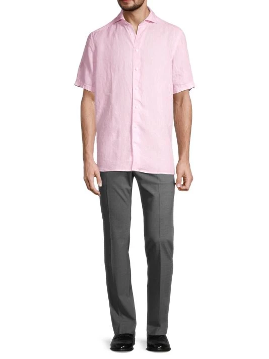 Eton Contemporary Fit Linen Shirt For Men - Image 2