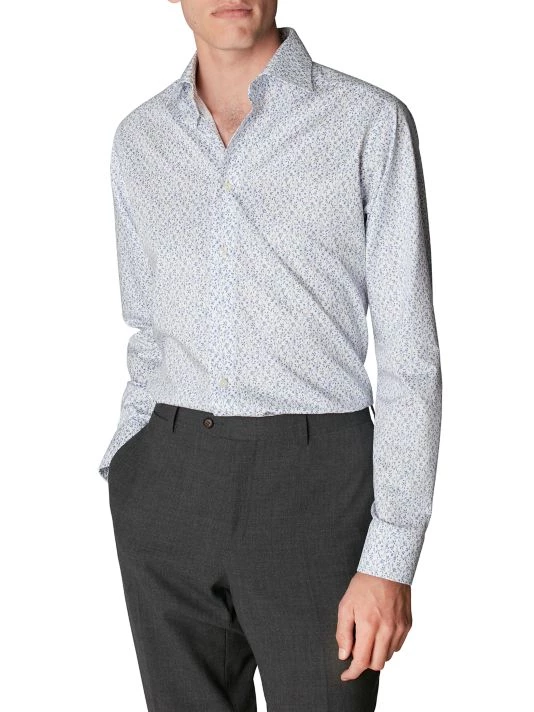 Eton Slim-Fit Floral Dress Shirt For Men - Image 3