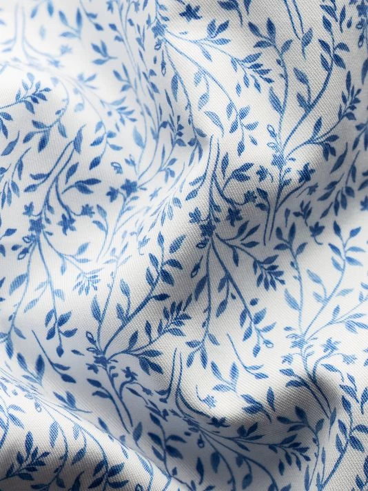 Eton Slim-Fit Floral Dress Shirt For Men - Image 7