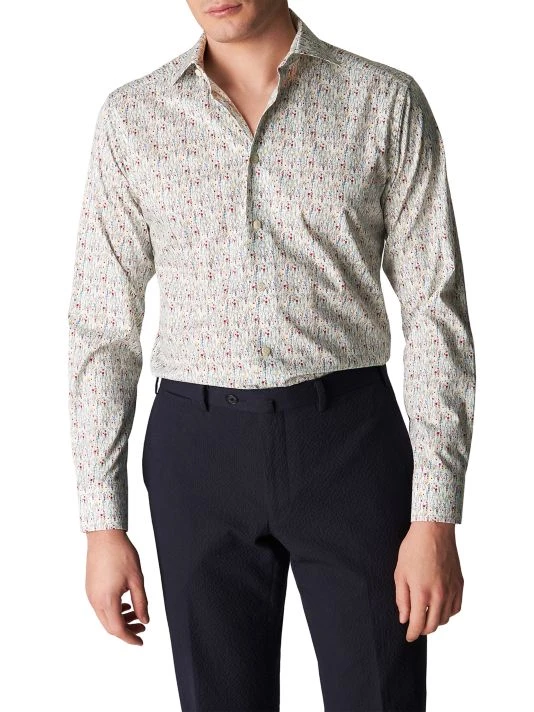 Eton Slim-Fit Floral Shirt For Men