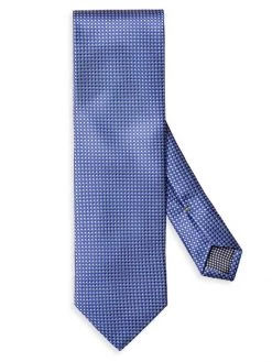 Eton Polka-Dot Silk Tie For Men