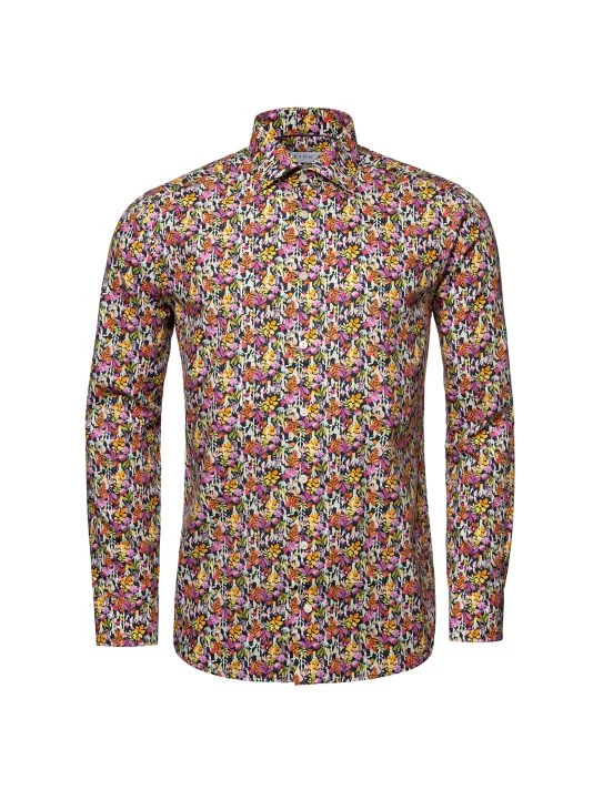 Eton Slim-Fit Cotton-Blend Floral Shirt For Men - Image 2