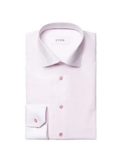 Eton Slim Fit Twill Shirt For Men