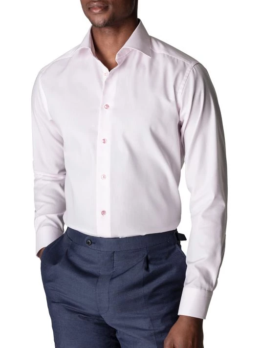 Eton Slim Fit Twill Shirt For Men - Image 3