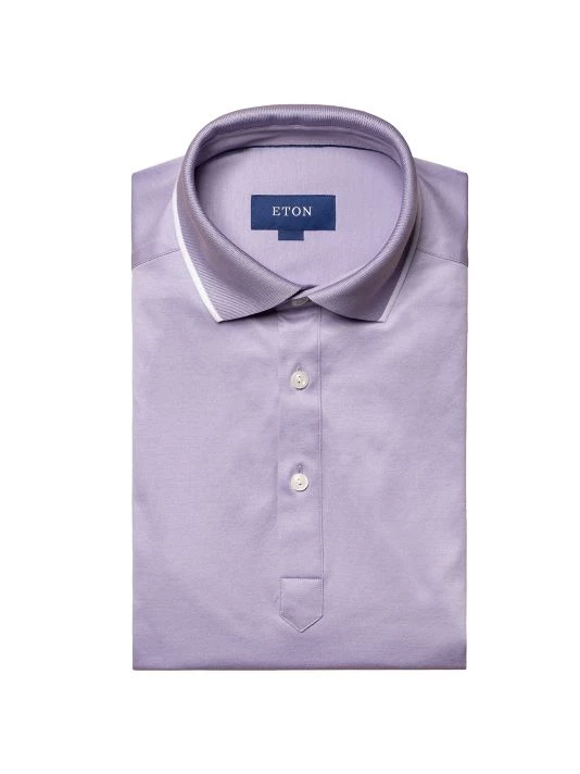 Eton Contempory-Fit Cotton Polo Shirt For Men