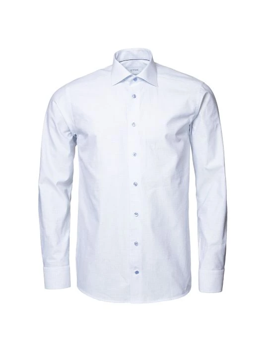 Eton Slim-Fit Check Dobby Shirt For Men