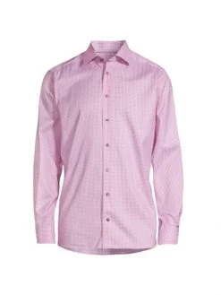 Eton Contemporary Checked Shirt For Men