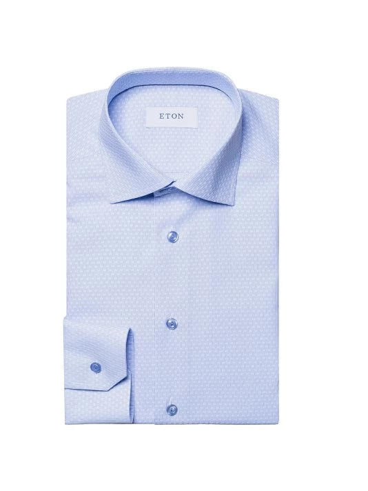 Eton Contemporary-Fit Dobby Shirt For Men - Image 2