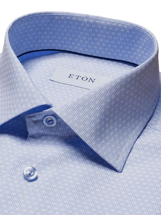 Eton Contemporary-Fit Dobby Shirt For Men - Image 3