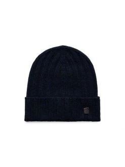 Eton Rib-Knit Cashmere Beanie For Men