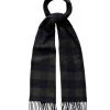 Eton Checked Wool Scarf For Men