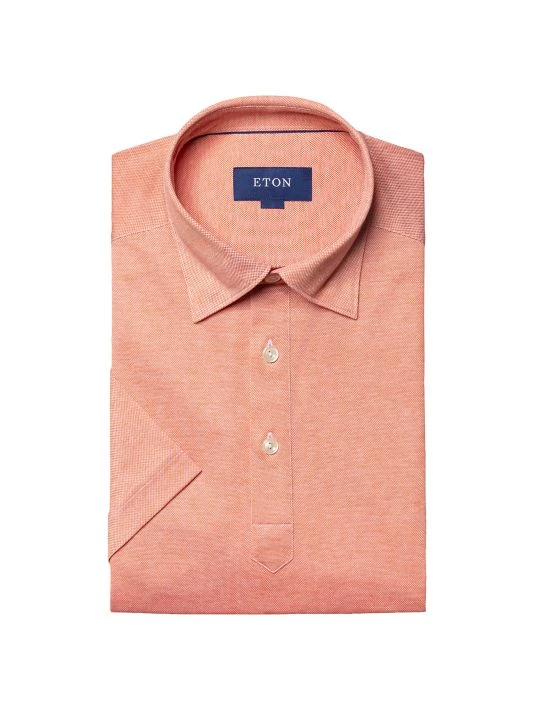 Eton Piqué Contemporary-Fit Polo Shirt For Men
