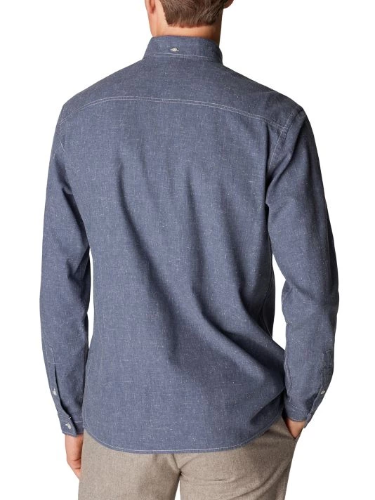 Eton Slim-Fit Button-Down Cotton Shirt For Men - Image 4