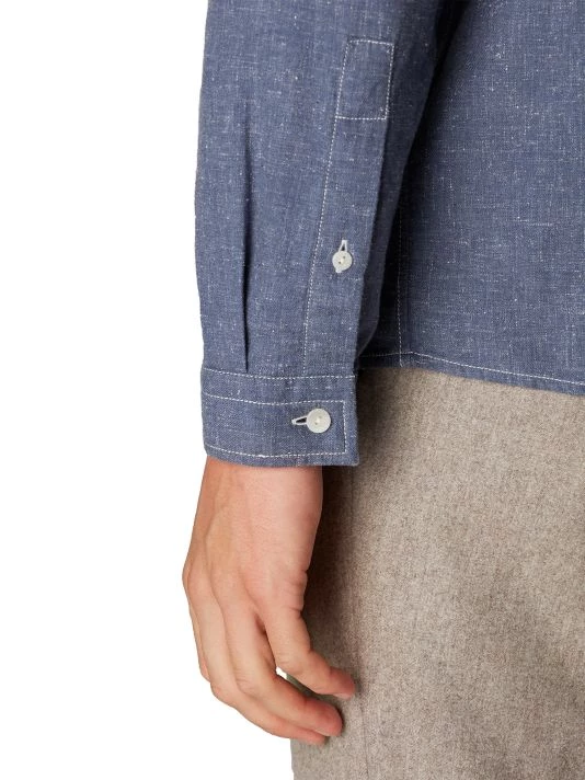 Eton Slim-Fit Button-Down Cotton Shirt For Men - Image 5