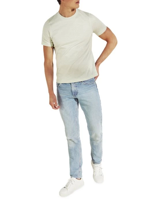 Eton Cotton-Linen Crewneck T-Shirt For Men - Image 2