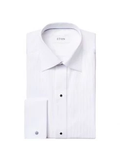 Eton Classic-Fit Pleated Bib Formal Shirt For Men