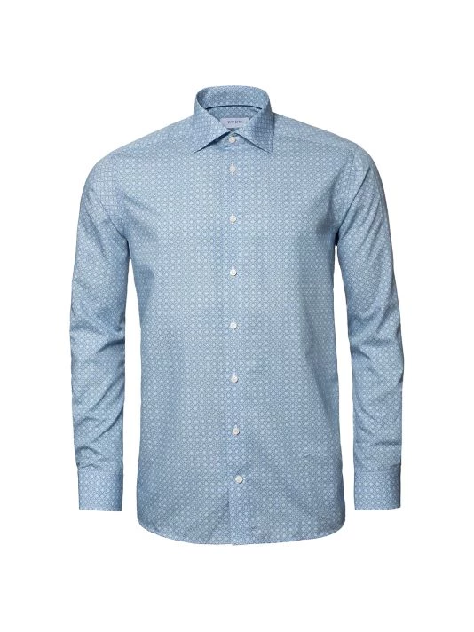 Eton Contemporary-Fit Medallion Dress Shirt For Men - Image 2