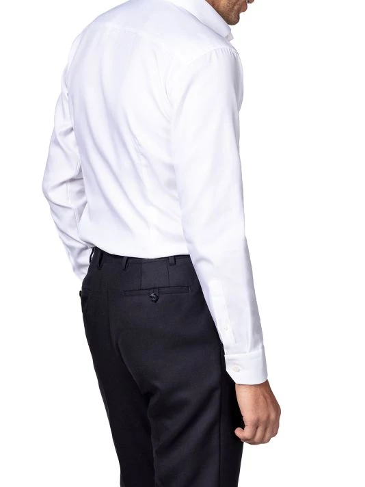 Eton Contemporary-Fit Diagonal Jacquard Dress Shirt For Men - Image 4