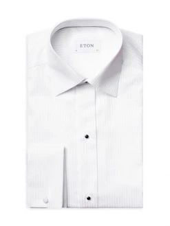 Eton Contemporary-Fit Satin Stripe Dress Shirt For Men