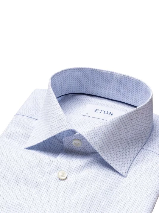 Eton Contemporary-Fit Micro Print Long-Sleeve Dress Shirt For Men - Image 2