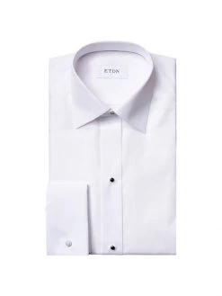 Eton Contemporary-Fit Piqué Bib Dress Shirt For Men