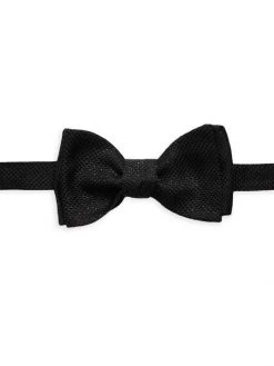 Eton Lurex Silk Bow Tie For Men