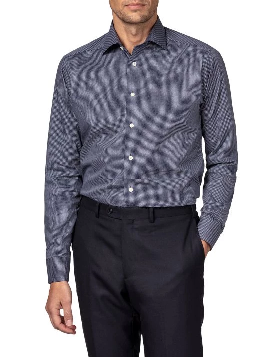 Eton Contemporary-Fit Signature Dots Dress Shirt For Men - Image 2