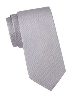 Eton Solid Silk Tie For Men