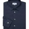 Eton Contemporary Fit Solid Flannella Dress Shirt For Men