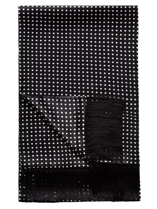 Eton Polka Dot Silk Scarf For Men - Image 2