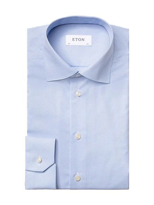 Eton Cotton Classic-Fit Long-Sleeve Dress Shirt For Men