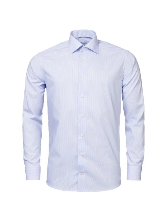 Eton Slim-Fit Fine Striped Dress Shirt For Men
