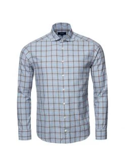 Eton Turning To Nature Slim-Fit Windowpane Plaid Shirt For Men