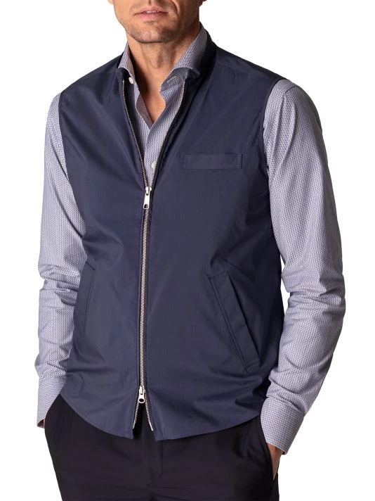 Eton Cotton-Blend Slim-Fit Vest For Men - Image 2