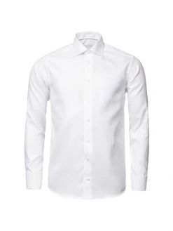 Eton Contemporary-Fit Cavalry Twill French-Cuff Dress Shirt For Men