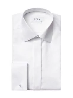 Eton Contemporary Fit Diamond Weave Formal Shirt For Men