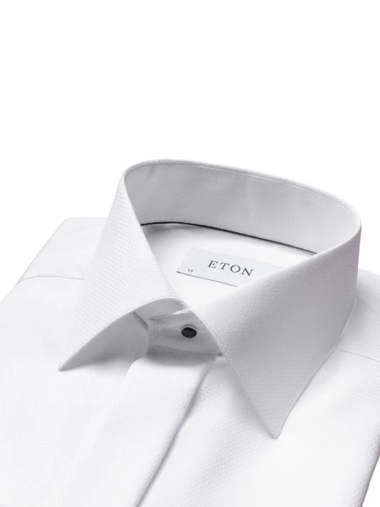 Eton Contemporary Fit Diamond Weave Formal Shirt For Men - Image 2